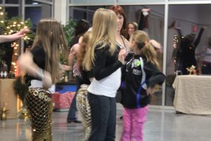 children learning to belly dance